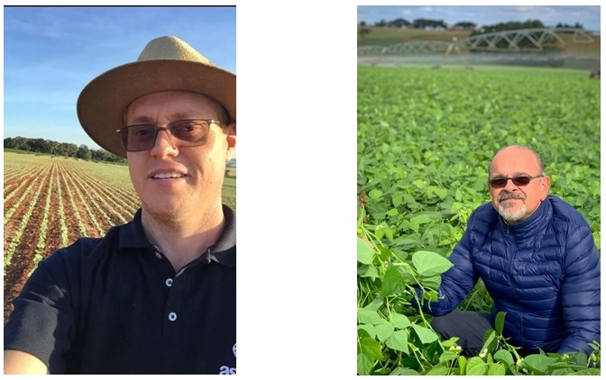 O agricultor Mauricio Swart e o consultor Reinaldo Anastácio da Silva que conquistaram o primeiro lugar no desafio